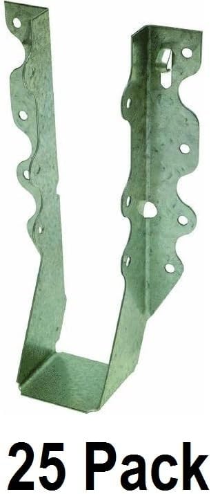 (25) pack MLK Strong Tie LU28 20 Gauge Steel 2 x 8 FMLK Mount Joist Hangers