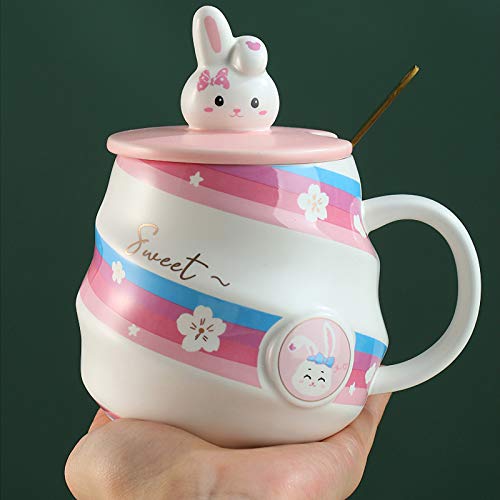 Taza de conejo kawaii con 50% de descuento, ahora $8.99