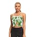 Sujetador deportivo con espalda cruzada para mujer, camisola acolchada extraíble, Multi 18, M