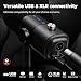 NearStream AM10X Dynamic Microphone, USB/XLR Podcast Mic with Boom Arm, Supercardioid Streaming Mic with AI Noise Cancellation, Headphone Monitoring, Mute & Gain Control for Gaming, Podcasting