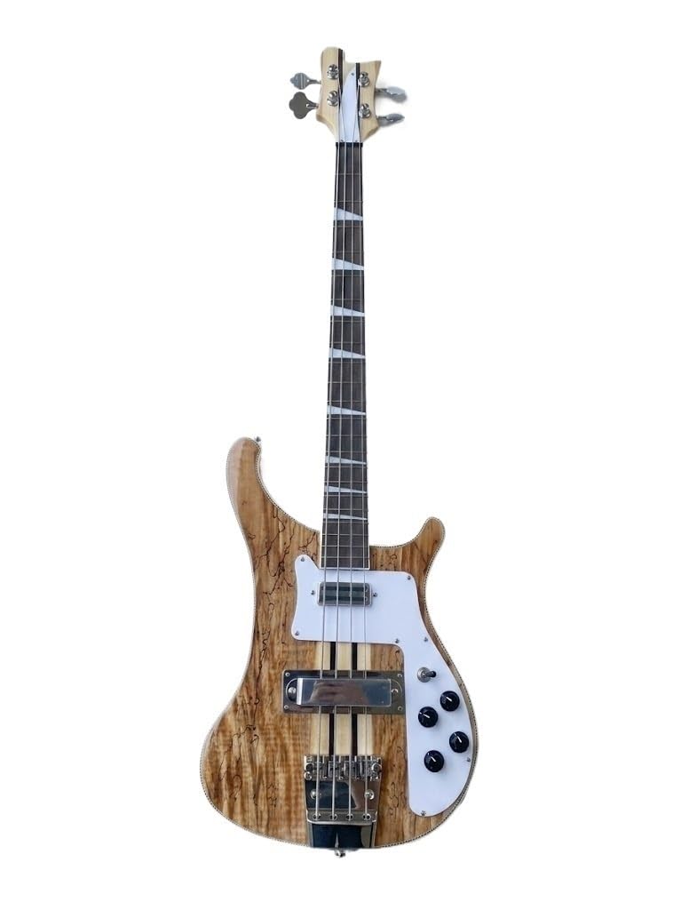 Basso elettrico Solid Body, legno esotico con costruzione neck-through, 4 corde full size for rock classico (Bajo Eléctrico)