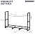 Wieghda Firewood Rack Outdoor 3.7FT, Heavy Duty Firewood Holder, Metal Firewood Storage Racks for Firepit Fireplace, Rust-Resistant and Easy to Assemble