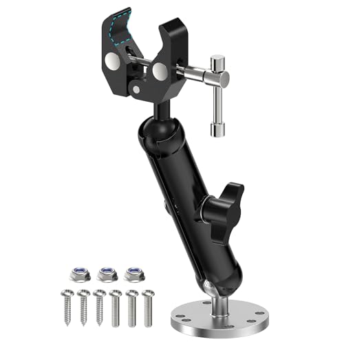 Trolling Motor Stabilizer Mount Compatible for Minn kota Terrova/Riptide Terrova/Ulterra/Riptide Ulterra/PowerDrive 360 Adjustable Fits up to 2-Inch Bar