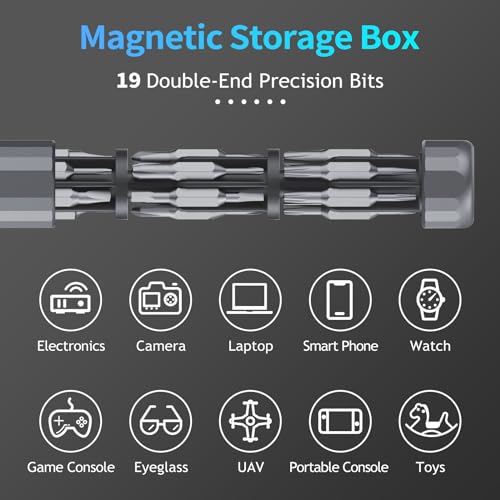 Divanc MT-M024 39 In 1 Precision Screwdriver Set, Mini Screwdriver Set With 38 Pcs Tough S2 Alloy Steel Bits thumb #1