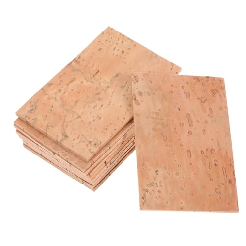 GOOHOCHY 10Pcs Saxophone Neck Cork Sheets Cork for Soprano to Tenor Instruments for Repair and Maintenance Durable Material