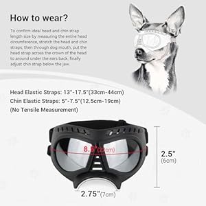 Enjoying dog goggles small breed anti uv puppy sunglasses for small medium dogs anti fog windproof snowproof doggy glasses eyes protection soft frame sliver   cucciolini doodles