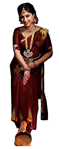 Image of Avantika Fashion Women's Kanjivaram Soft Silk Saree With Blouse Piece