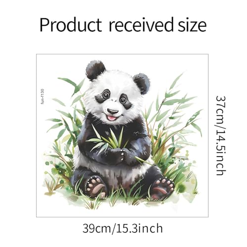 Vinilos decorativos Achang panda acuarela para pared miniatura 2