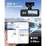 Dash Cam Front and Rear 4K+1080P, WiFi Dash Camera for Cars with App, 1.97 Inches Display Screen Dashcam for Cars Front and Rear, Car Camera with 24/7 Parking Mode, G-Sensor, Loop Recording - Image 4
