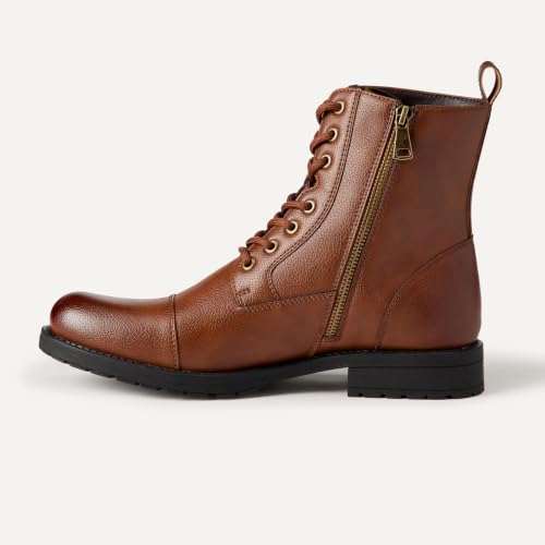 Image of Amazon Essentials Men's Cap Toe Lace Up Combat Boots