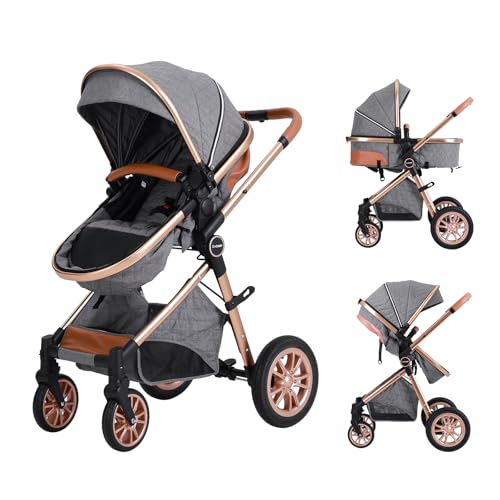 Cochildor DuraFlex 2-in-1 Stroller Gray