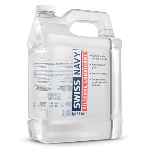 Swiss Navy Premium Silicone Based Lubricant - 128 oz