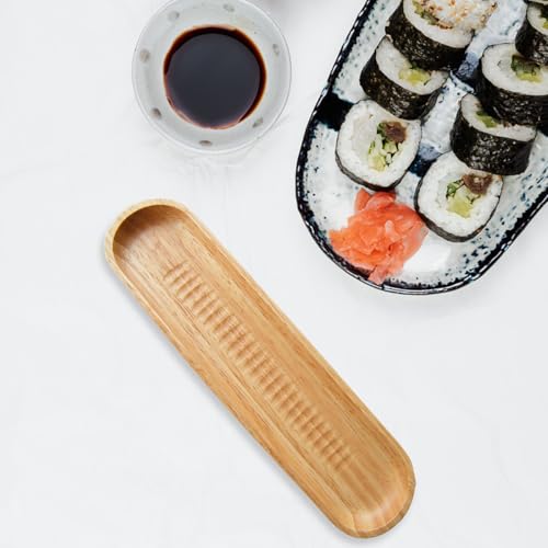 Plato rectangular de sushi Beaupretty 26x7cm miniatura 7