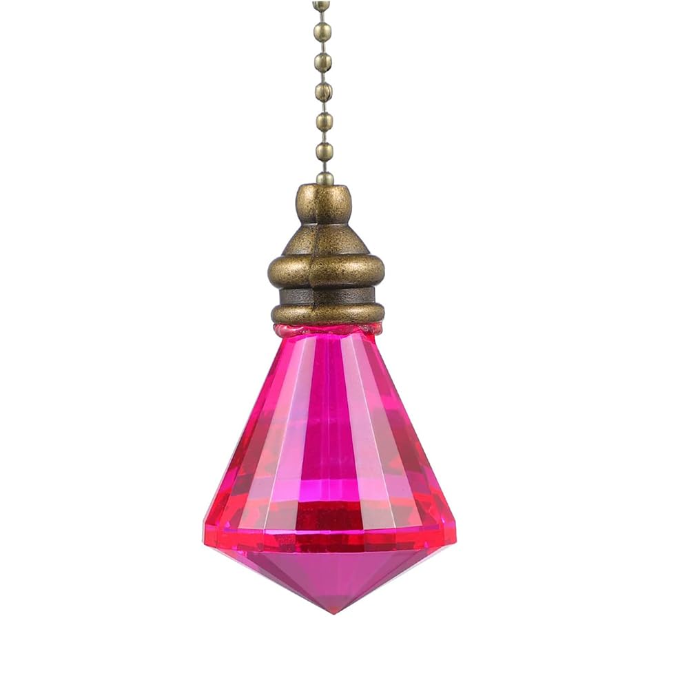 2 Pcs Light Pull Chain, 50cm Crystal Pull Chain Extension - Image 3