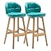 CLoook Barhocker Set Küche & Esszimmerstühle, Gegenhöhe Barhocker mit Rücken, 2 Stück Home Kitchen Inselhocker