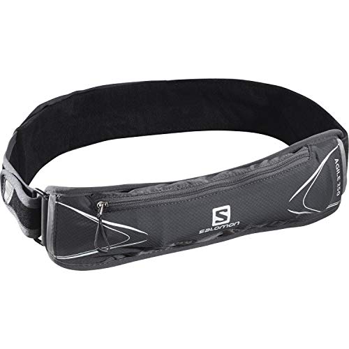 Salomon Agile 250 Ceinture d'hydratation Trail Running Randonnée, Mixte Adulte, Gris(Ebony), 250 ml