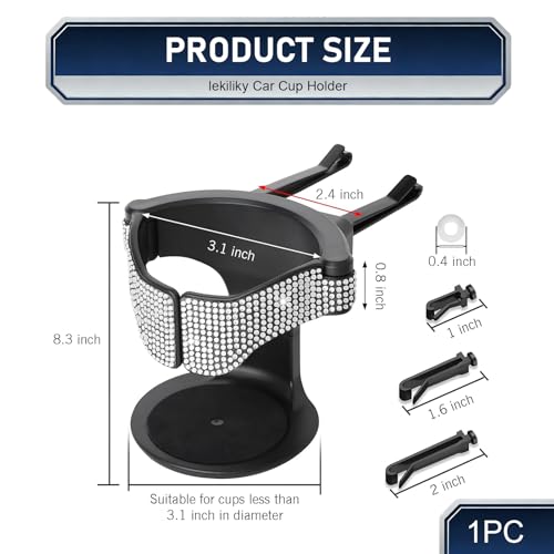 Portavasos ajustable para aire acondicionado de auto miniatura 2