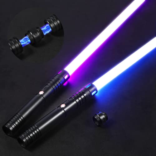 Oomyeh 2Pack FX Dueling Lightsaber Battle Sounds Metal Hilt...
