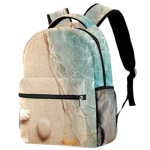 Sac à dos d'école pour garçons et filles avec grand compartiment pour cahiers et gourde