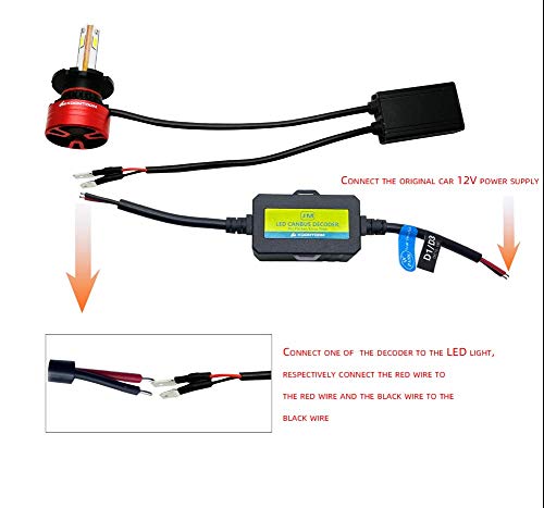 Anycar Canbus Decoder D1S D3S D1R D3R Anti Flicker Harness Resistor Led Headlight Bulb Flickering Warning Error Free Emc Canceller Decoder #TOP1