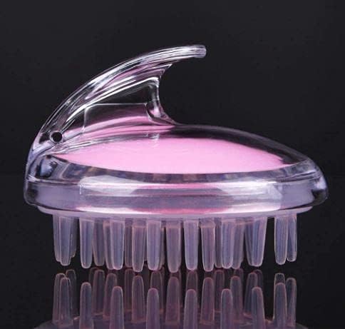 3x Hair Brush Scalp Massager Shampoo Brush Dandruff Brush for Scalp Care Deep Hair Cleaning Soft Silicone Shower Comb (Blue - Image 3