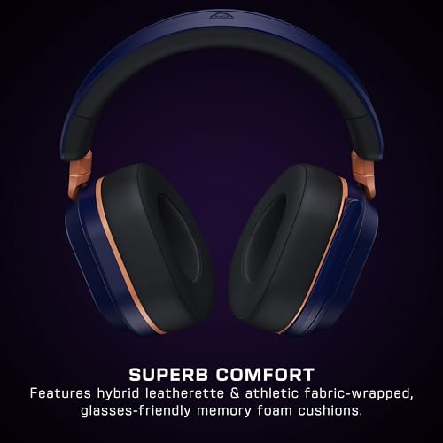 Image of Turtle Beach Stealth 700 Wireless Multiplatform Amplified Gaming Headset for Xbox Series X|S, Xbox One, PC, PS5, Mobile, AI Noise-Cancelling Mic, Bluetooth, Rechargeable Battery, Cobalt Blue (Renewed)