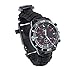 SCYDAO Reloj de Pulsera de Supervivencia, 7 en 1 Reloj Digital Militar Táctico Táctico Outdoors Outdoors Survival con Termómetro, Compás, Paracord, Silbidos, Arrancador de Fuego, Raspector,Negro