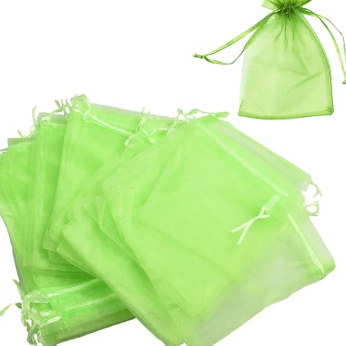30 Pcs 3.9'' 5.9'' Drawstring Fruit Netting Bags, Reusable Garden Netting Bags, Fruit Cover Mesh Bag for Fruit Trees Vegetable Floral