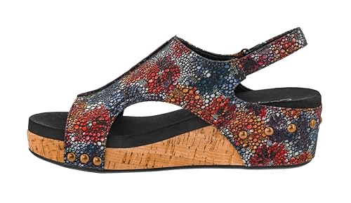 Image of Corkys Footwear Volta Wedge - Chic Elegance Meets All-Year Comfort with a 2-Inch Cork Heel and Marshmallow Insole for Stylish Everyday Wear and All-Day Comfort