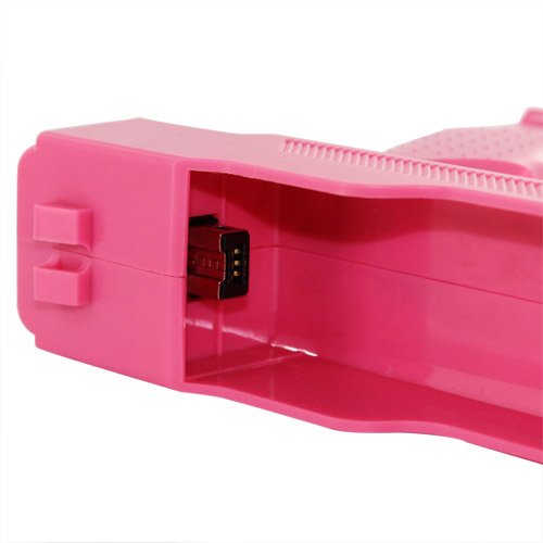 Skque®Vibration Motion Plus Gun Pistol for Nintendo Wii Remote Controller,Pink