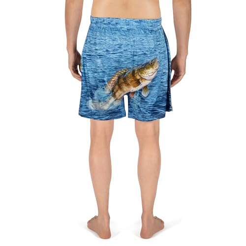 BRIEF INSANITY Comfortable Loose Fit Boxer Shorts | Funny Outdoors Fishing Lake Bass Print Boxer Short Bottoms - Soft, Comfy Loungewear Pants (I Have Wet Dreams, Large)4