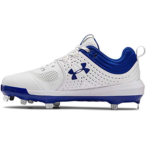 Under Armour Women's UA Glyde ST Softball Cleats 5.5 White