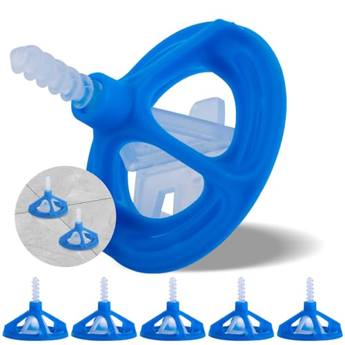 VIDETOL Tile Leveling System 3mm, 300 Pcs Revolutionary 3mm Tile Spacer Levelling System, 200 Screw Clips + 100 Twister caps, Tile Installation Tool for Stones and Floors