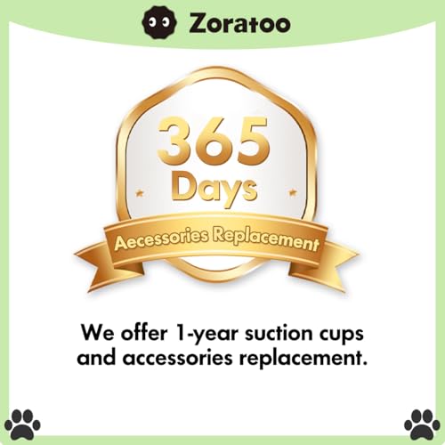 Image of Zoratoo 2PC Cat Window Perch Cordless Foldable Cat Hammock Bed for Window with Metal Frame and Reversible Cover, Large Suction Cups Window Resting Seat for Indoor Cats (Cat Bed, M-2PC)