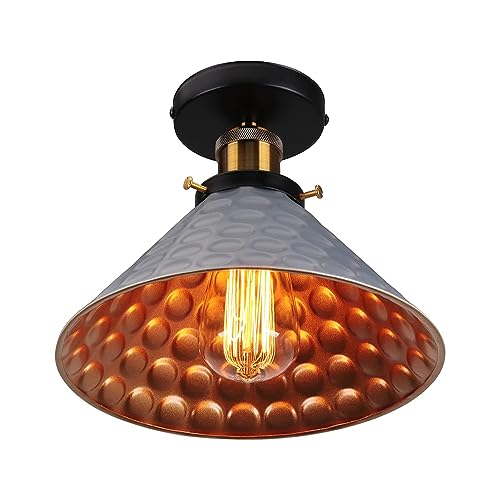 Suspension industrielle nid d'abeille luminaire vintage pour table à manger