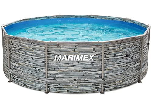 Marimex Piscina Florida 3,05 x 0,91 m sin filtrado - Diseño de piedra