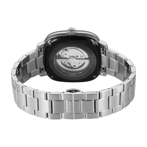 Image of Titan Vintage Concealed Automatic Analog with White Dial Silver Stainless Steel Strap Watch for Men - 90225KM01
