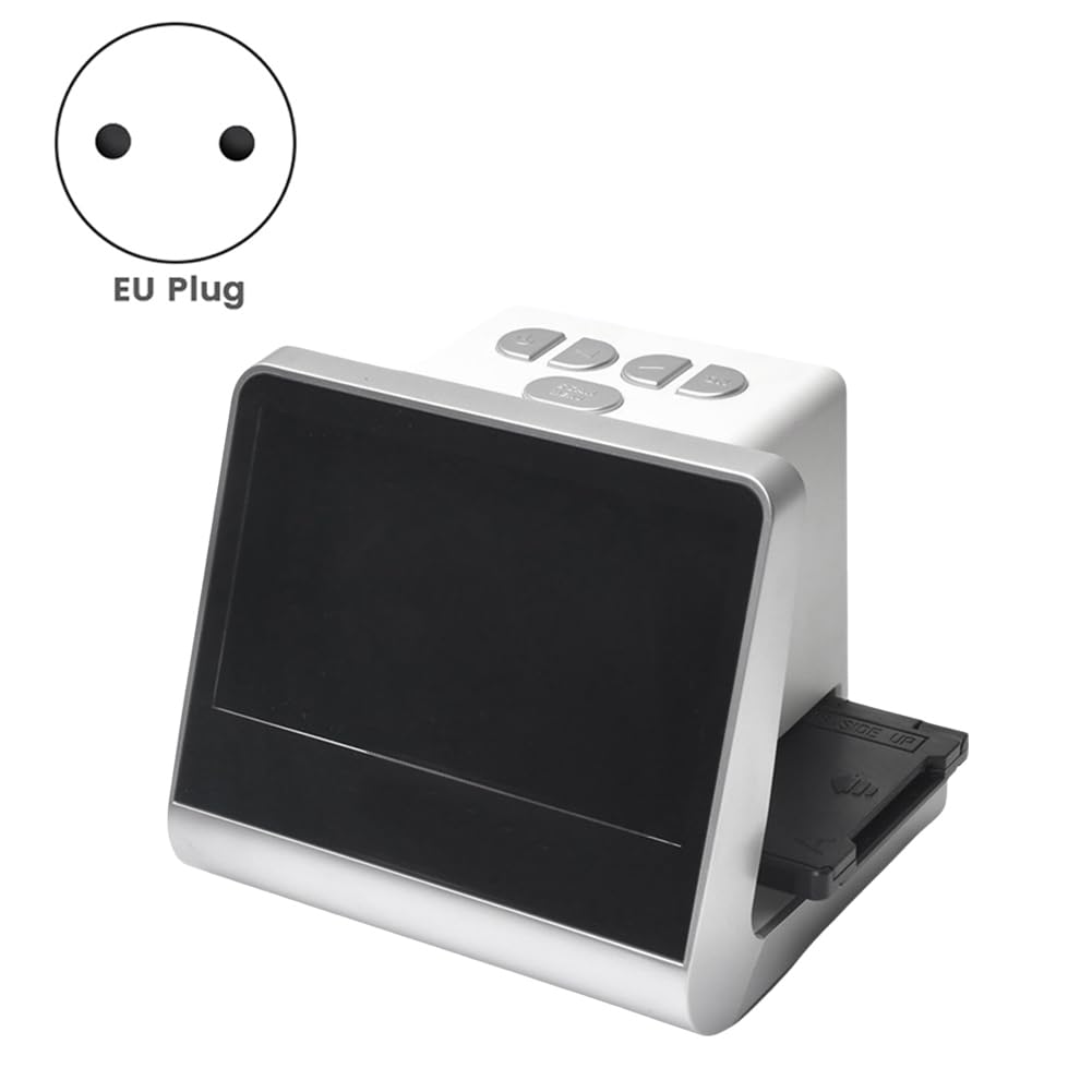 Scanner Diapositive Fotografiche e Film In e Nero con Schermo HD da 5 Pollici e Risoluzione di 22MP, Convertitore Digitale e Copiatrice con Spina EU.