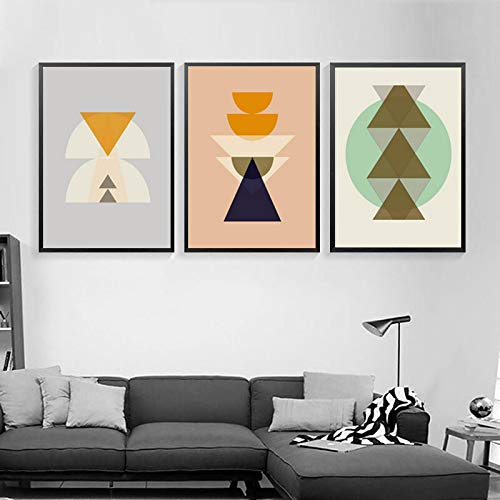 Impression d'art minimaliste abstrait de haute précision pour grand salon