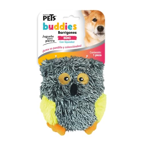 Fancy Pets Juguete Buddies Buho Barrigon para Perros