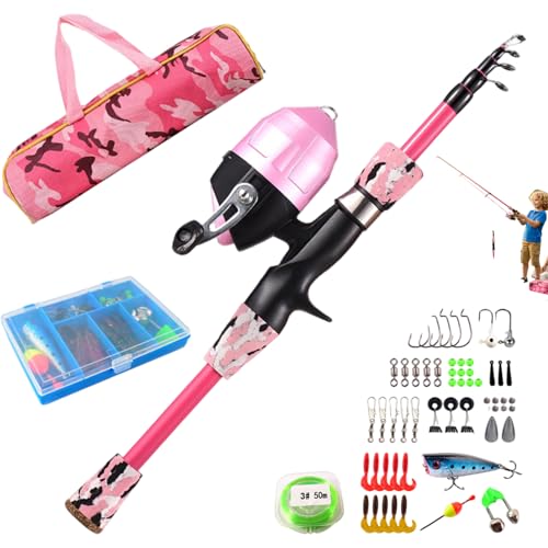 Equipo de pesca para niños que resuelve los enredos de sedal con kit fácil de usar