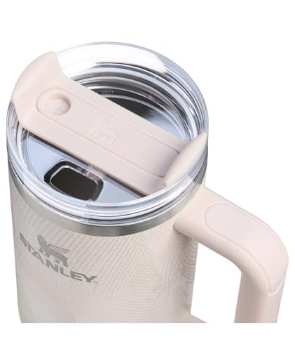 Image of STANLEY Quencher H2.0 Tumbler with Handle and Straw 30 oz | Flowstate 3-Position Lid | Cup Holder Compatible for Travel | Insulated Stainless Steel Cup | BPA-Free | Sahara Plume