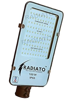 Radiato ES Ultra Thin Waterproof LED Street Light White BIS Approved. (100 WATT)