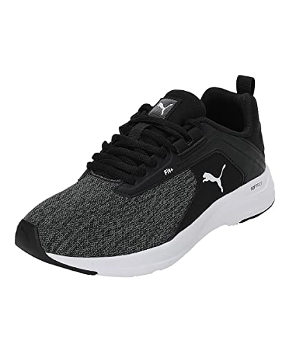 PUMA Unisex Kinder Comet 2 Alt Jr Sneaker, Puma Schwarz Puma Weiß, 38 EU