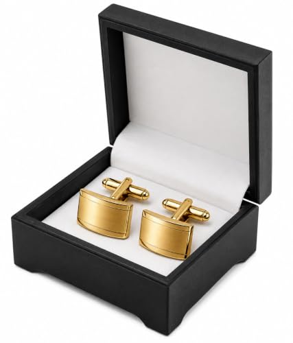Mancuernillas personalizadas bicolor en oro miniatura 4