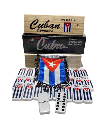 Juego de Dominó Cubano Doble Seis con Estuche de Madera miniatura 3