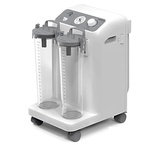 Image of OTICA Yuwell 7A-23A Electric Suction Apparatus (20 LPM Capacity) ABS Cabinet | Maintenance-Free Suction Pump It Comes with 2 Large 2 L Polycarbonate Jars