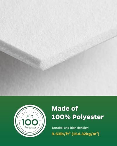 Topnaca Sound Proof Panels For Walls, 12 Pack Square 12 Inchx12 Inchx0.4 Inch Self-Adhesive Soundproof Wall Panels thumb #4