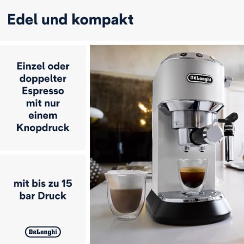 Kleine Siebträgermaschine De’Longhi Dedica Style EC 685.W