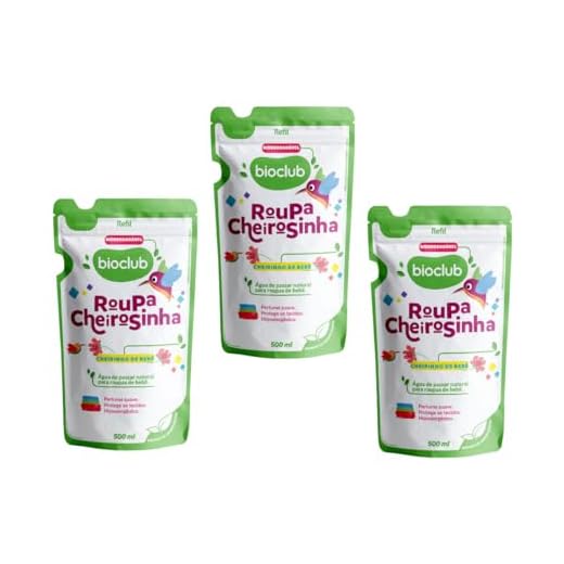 Kit Refil Água Perfumada de Passar Roupa Cheirosinha Bioclub 3 Unidades Refil 1,5L